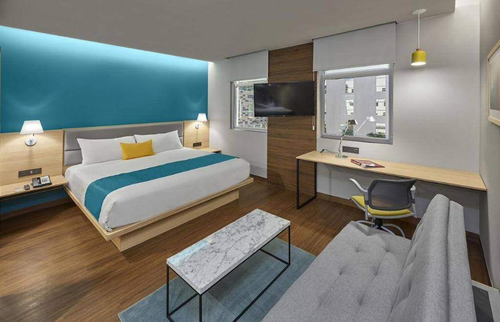 City Express Suites By Marriott Cancún Aeropuerto Riviera: Suite, 1 King, Sofa bed