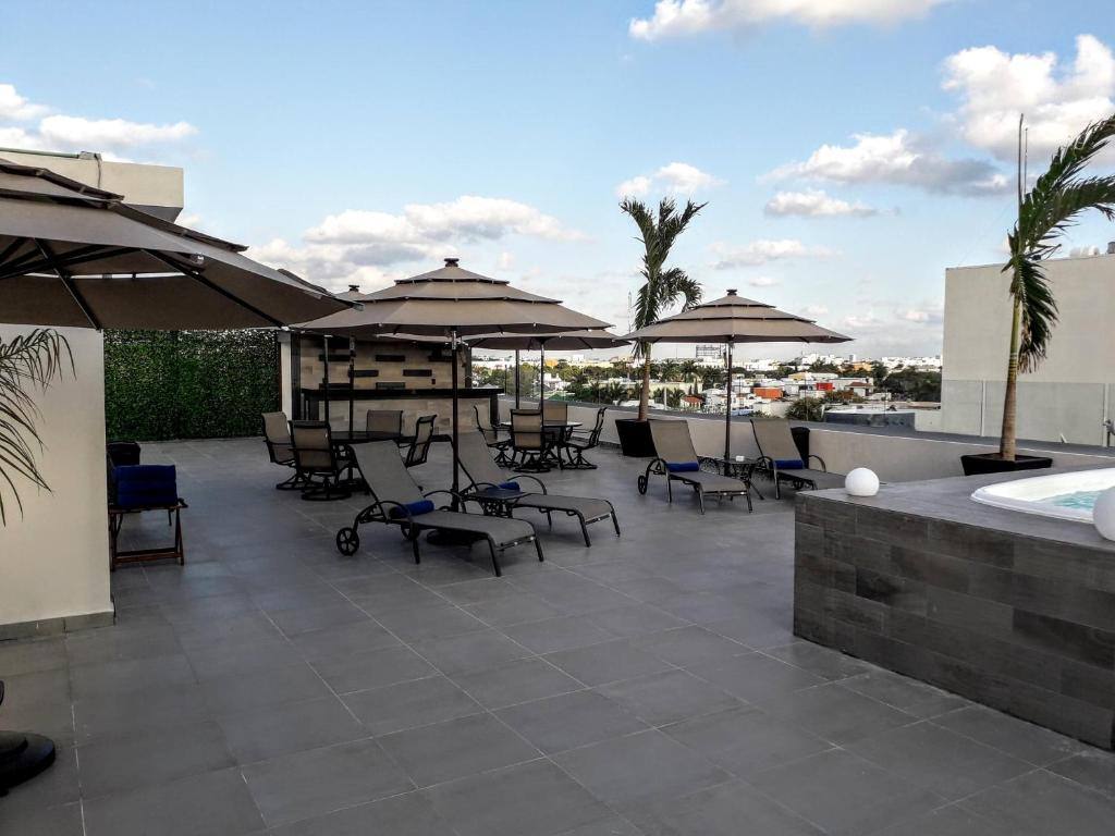 Kabah Boutique Hotel: Balcony/terrace
